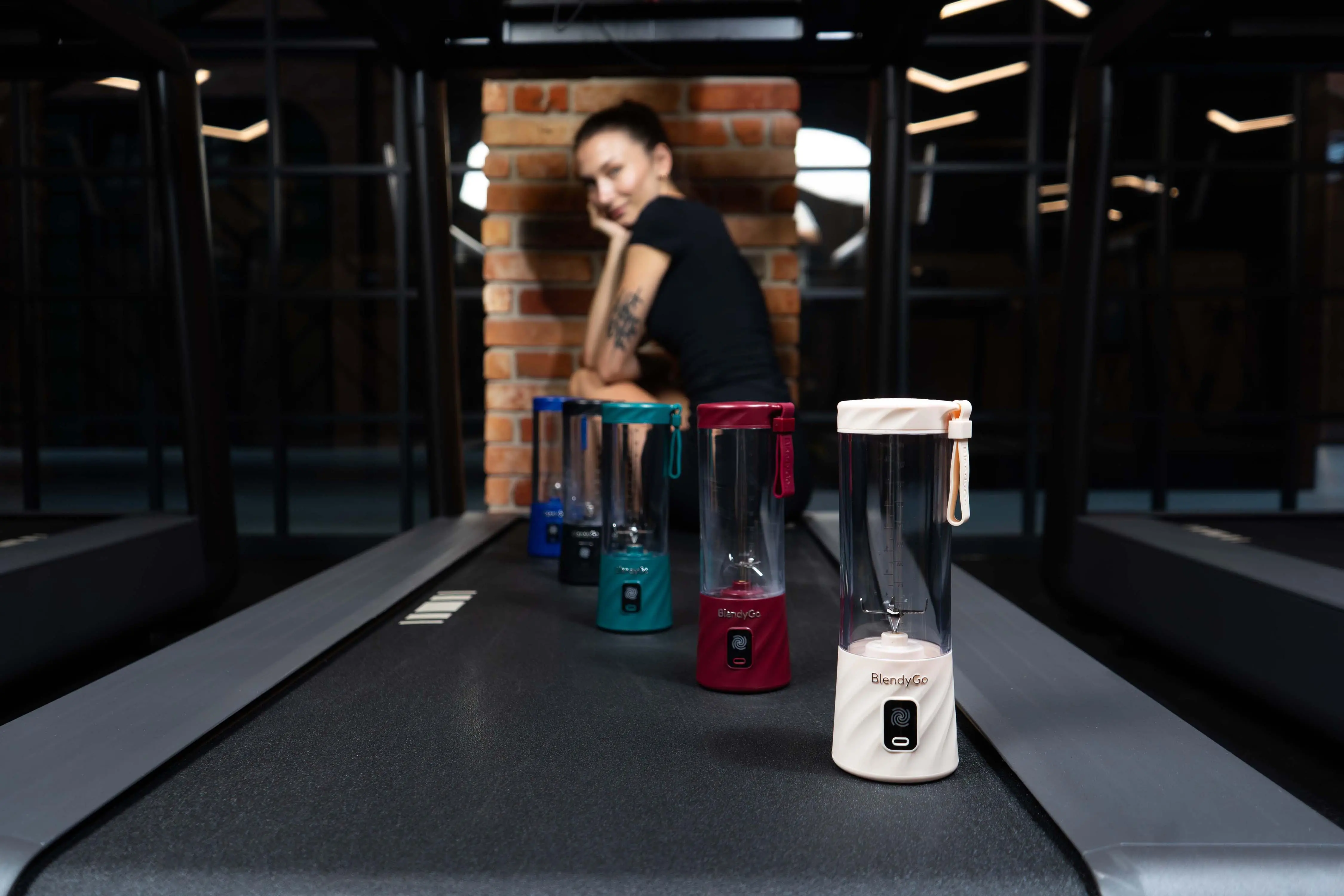 Blender kielichowy BlendyGo 3 Bezprzewodowy 0,55l Czerwony