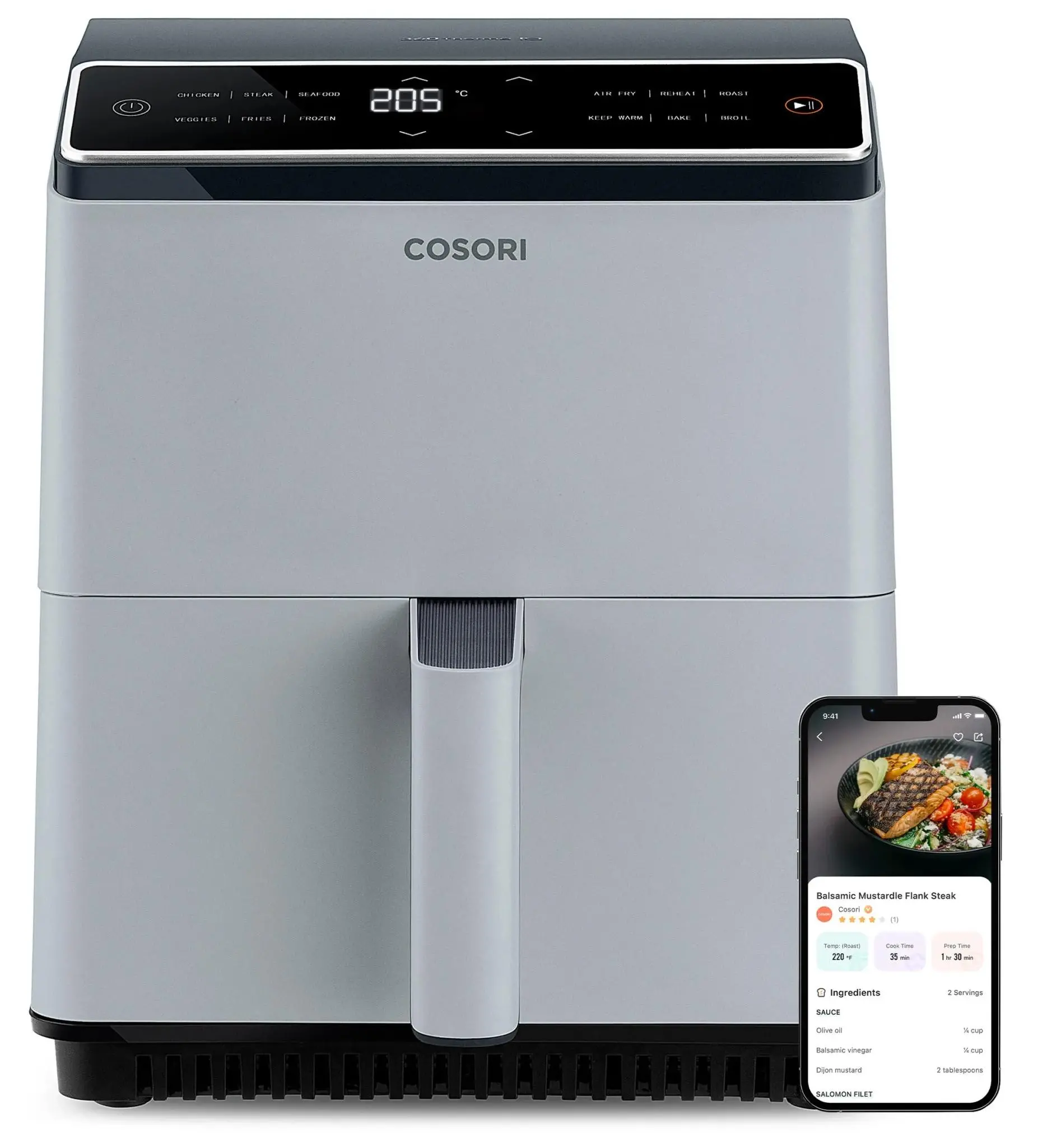Cosori Dual Blaze CAF-P583S-AEUR 1700W 6,4l Aplikacja mobilna
