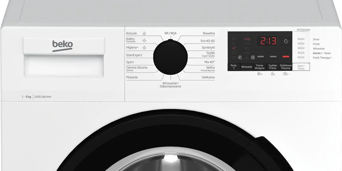 Pralka Beko WFTC9723XW SteamCure 9kg 1400obr/min