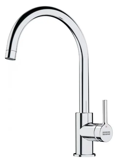 Bateria Franke Lina XL Chrom Mosiądz