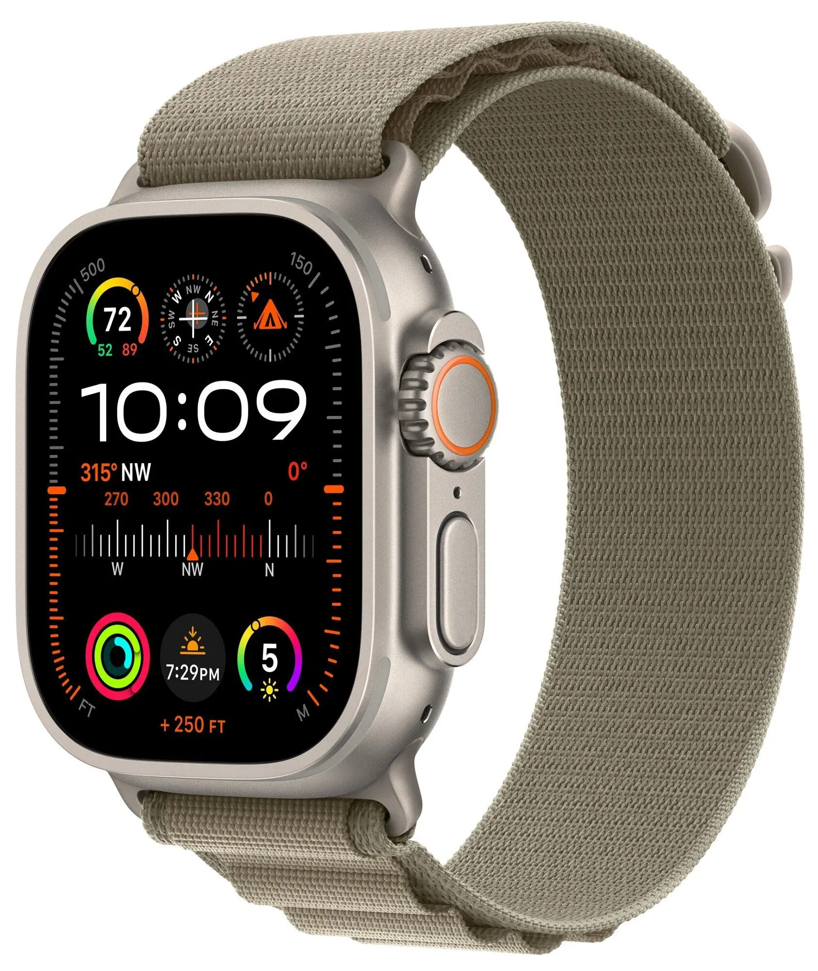 Apple Watch Ultra 2 GPS + Cellular koperta z tytanu 49mm opaska Alpine moro L