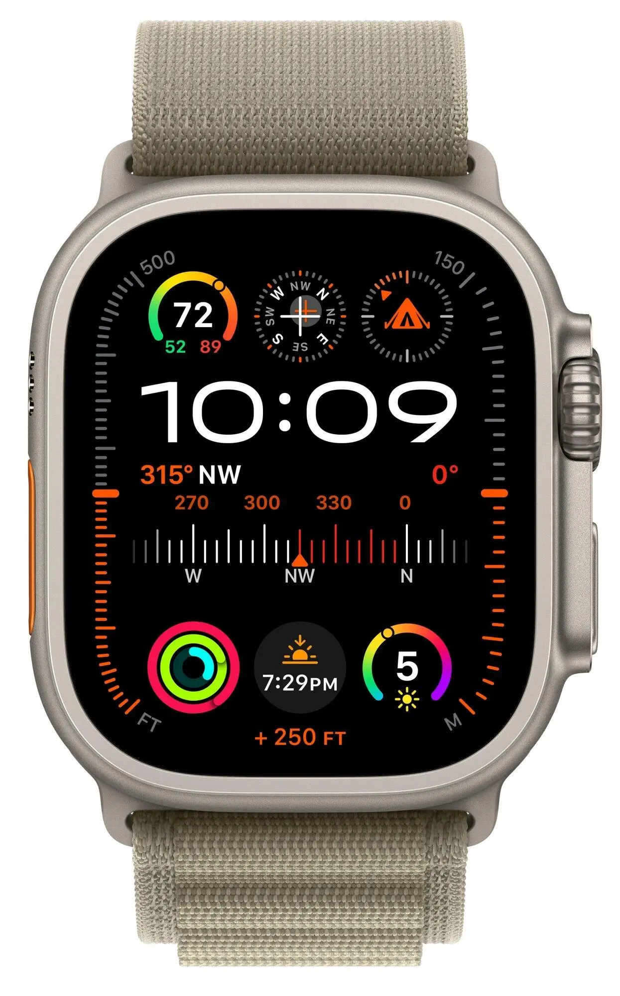 Apple Watch Ultra 2 GPS + Cellular koperta z tytanu 49mm opaska Alpine moro L