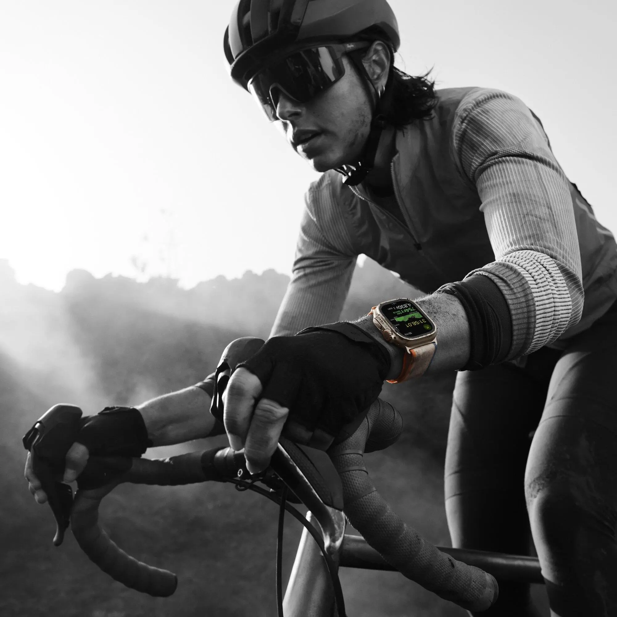 Apple Watch Ultra 2 GPS + Cellular koperta z tytanu 49mm opaska Alpine moro L