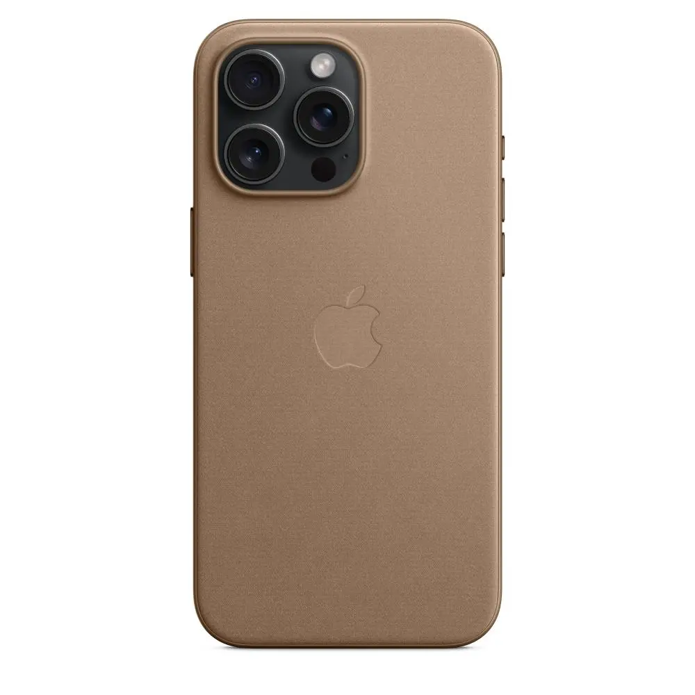 Etui Apple z tkaniny FineWoven z MagSafe do iPhone 15 Pro Max Jasno-beżowy