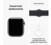 Smartwatch Apple Watch Series 9 GPS + Cellular koperta 41mm stali nierdzewna Mocny grafit pasek sportowy Mocny grafit M/L