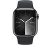 Smartwatch Apple Watch Series 9 GPS + Cellular koperta 41mm stali nierdzewna Mocny grafit pasek sportowy Mocny grafit M/L