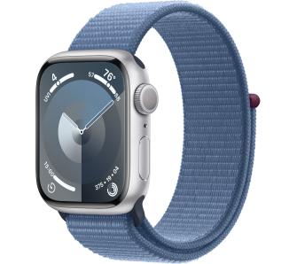 Smartwatch Apple Watch Series 9 GPS koperta 41mm z aluminium Srebrnym  opaska sportowa Zimowego błękitu