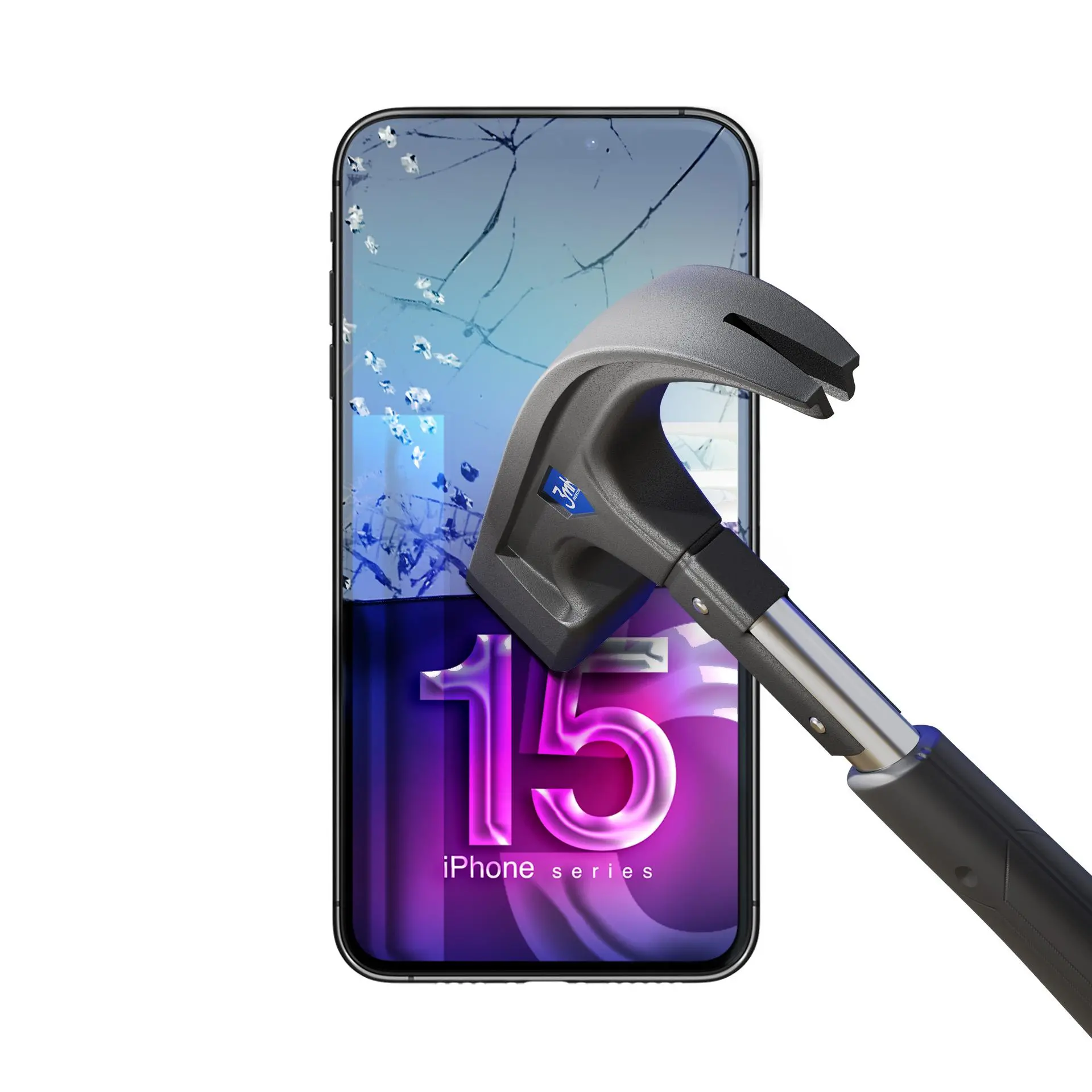 Szkło hybrydowe 3mk FlexibleGlass do iPhone 15 Pro Max