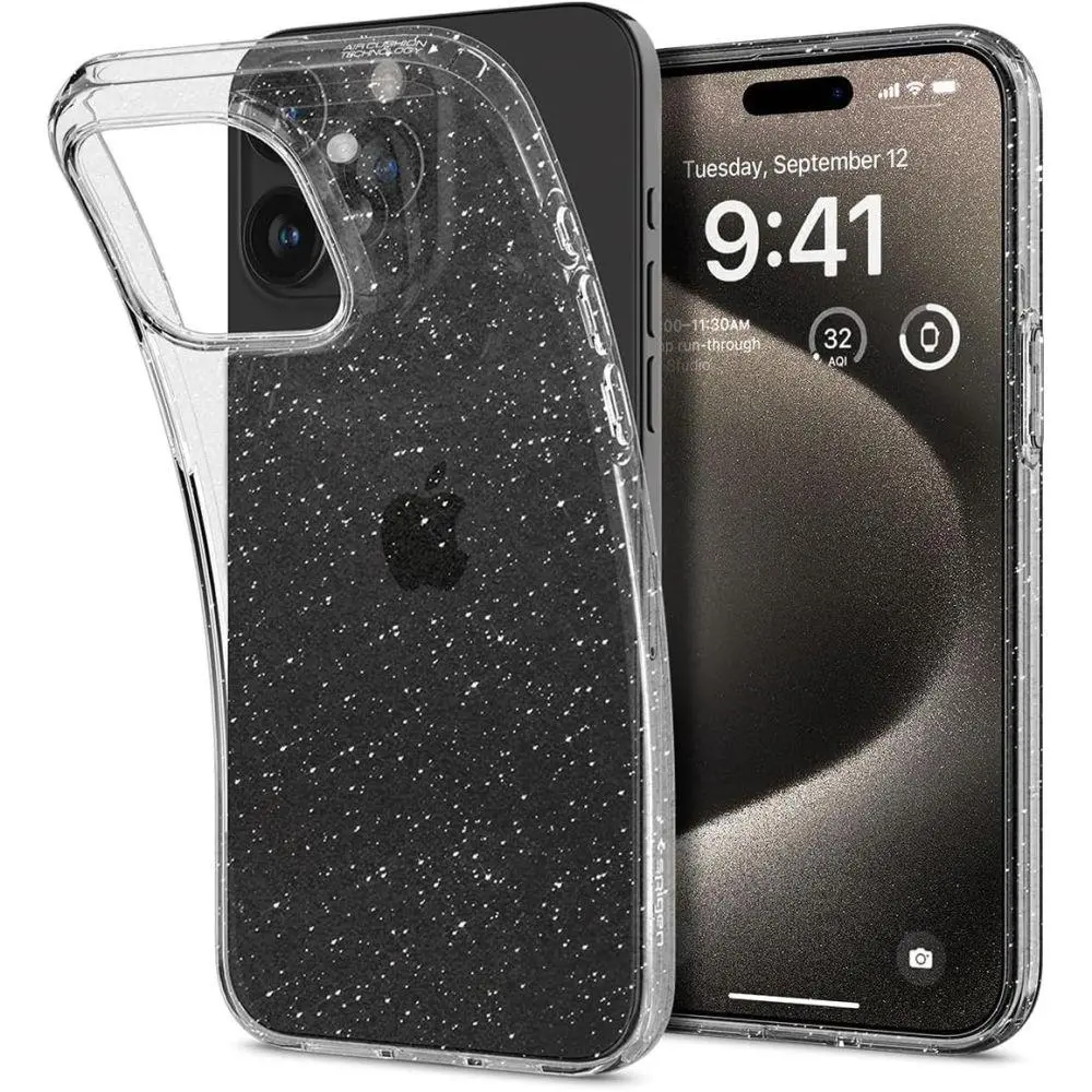 Etui Spigen Liquid Crystal do iPhone 15 Pro Max crystal quartz