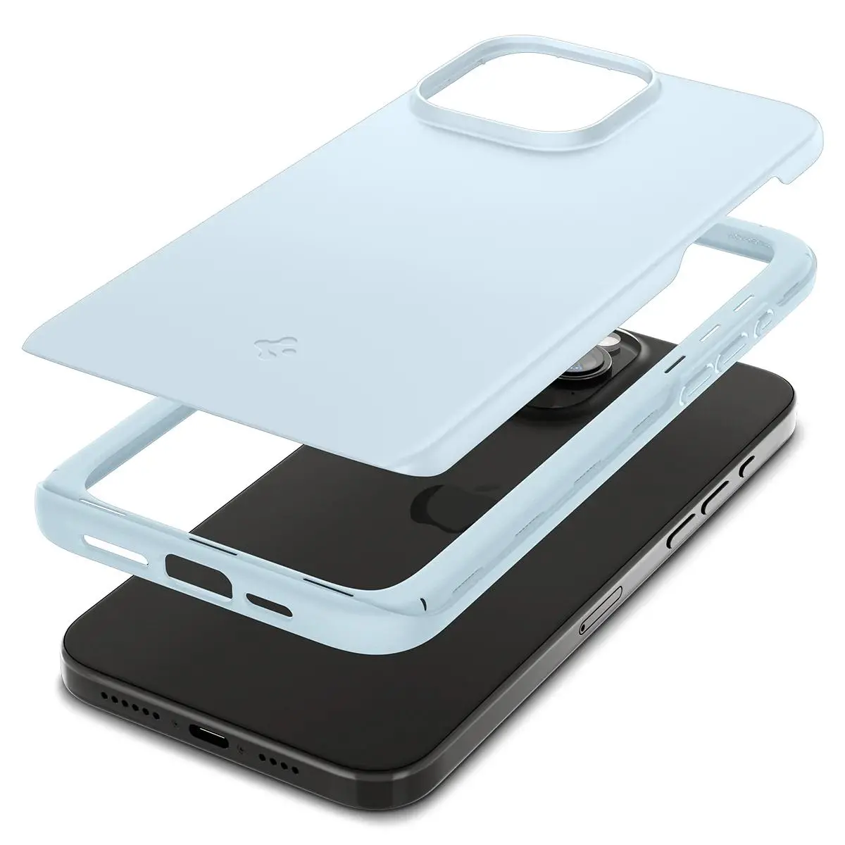 Etui Spigen Thin Fit do iPhone 15 Pro Max Niebieski