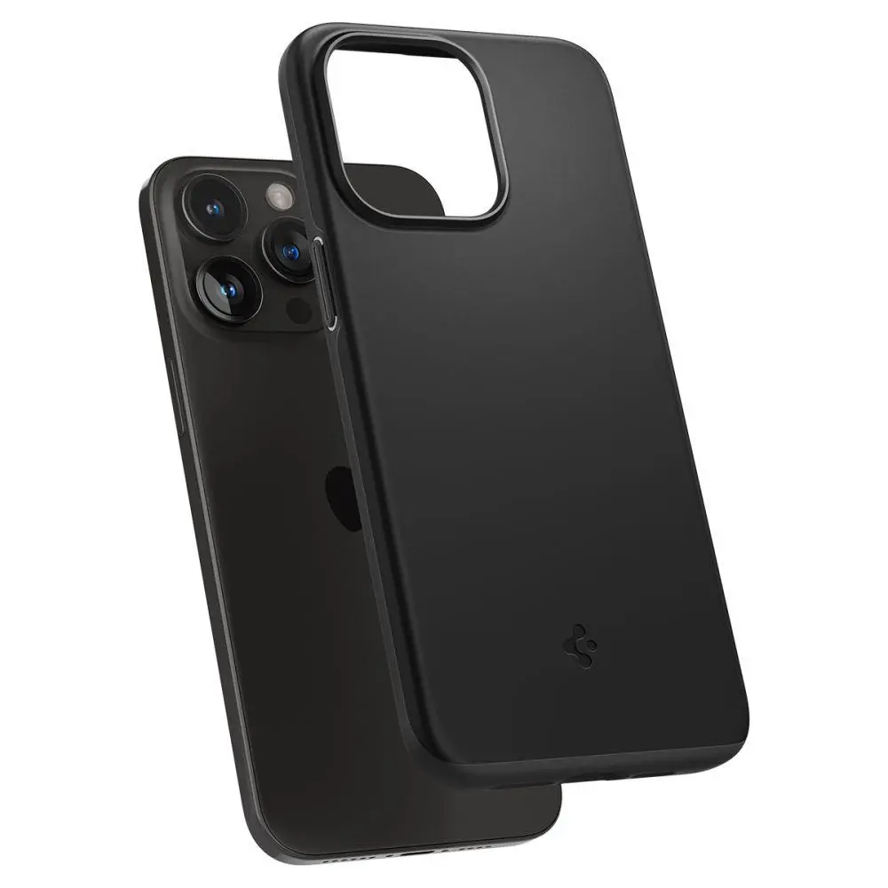 Etui Spigen Thin Fit do iPhone 15 Pro Czarny