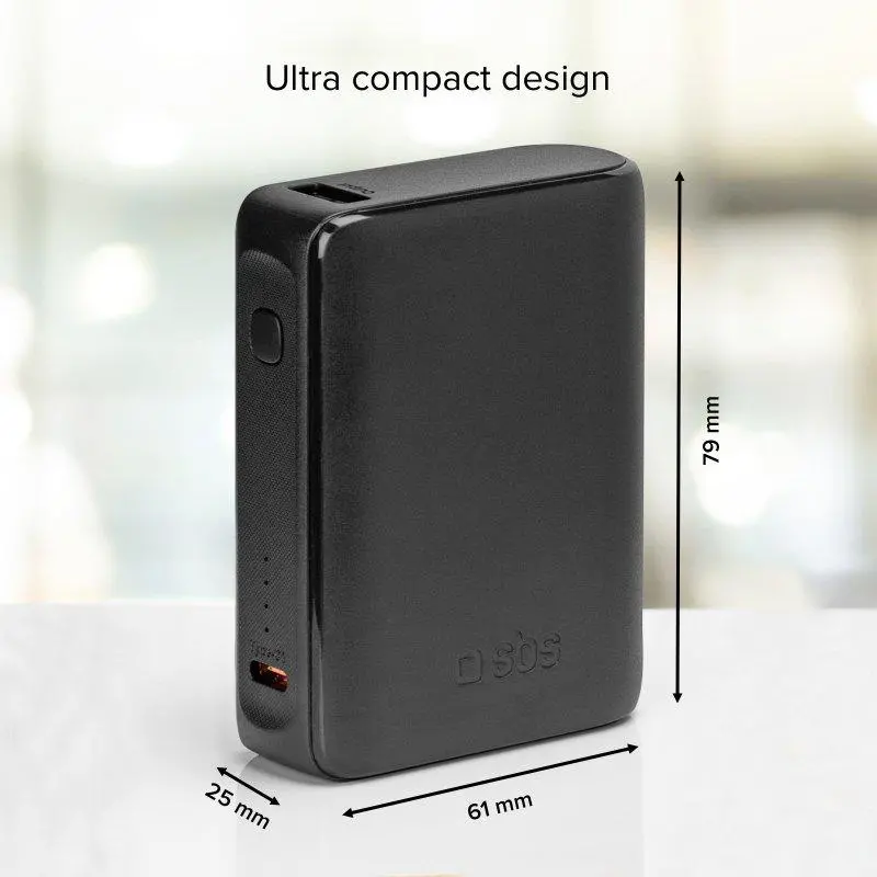 Powerbank SBS TTBB10000MINIK NanoTube 10000mAh 10W Czarny