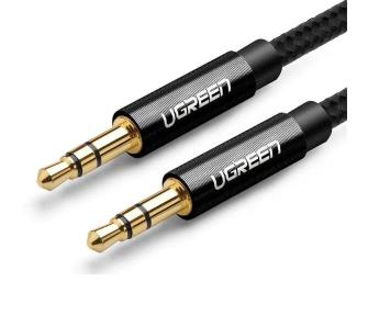Kabel  audio UGREEN AV112 kabel AUX 2m (czarny)
