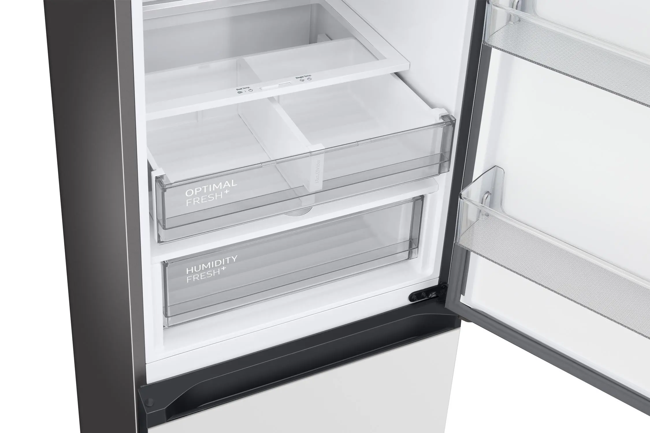 Lodówka Samsung Bespoke RB38C7B5C12 Pełny No Frost 203cm Szuflada z kontrolą wilgotności Zdalne sterowanie Biały