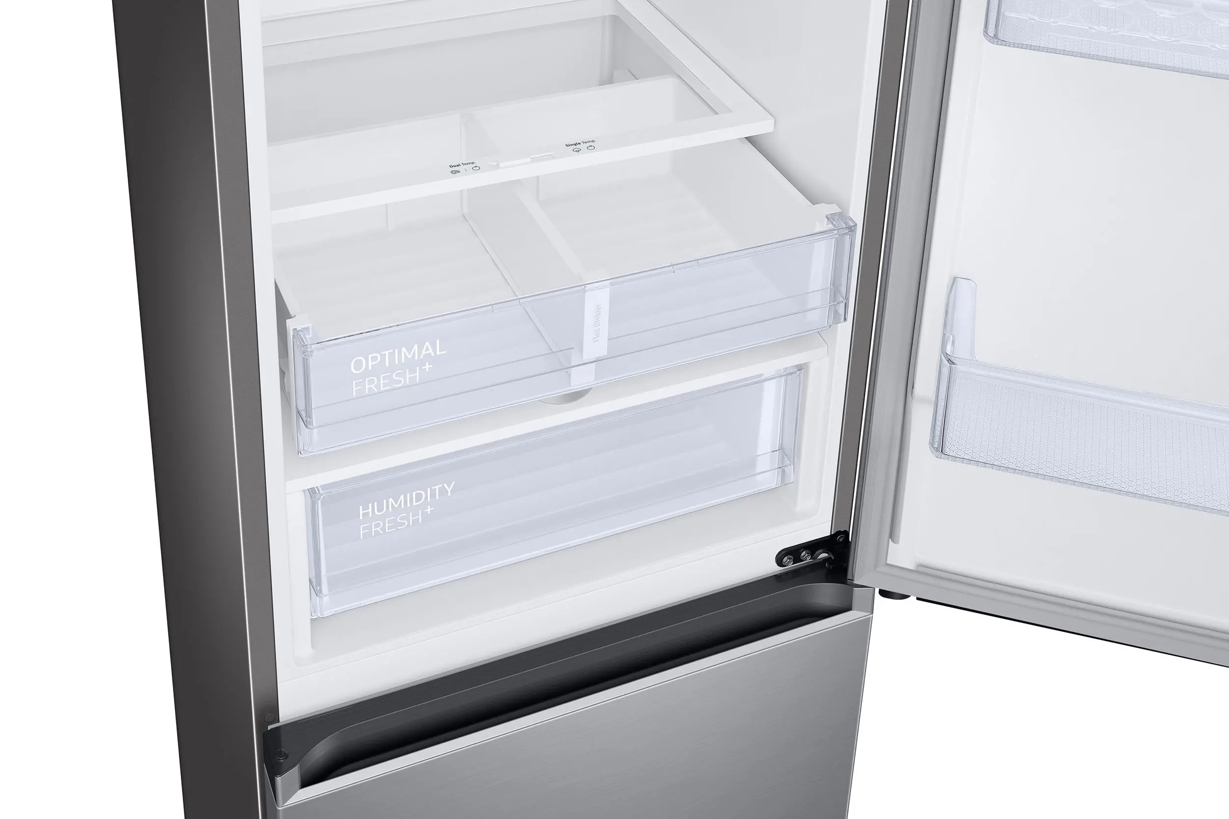 Lodówka Samsung RB34C675DS9 Pełny No Frost 185,3cm Szuflada z kontrolą wilgotności Zdalne sterowanie Stal Szczotkowana