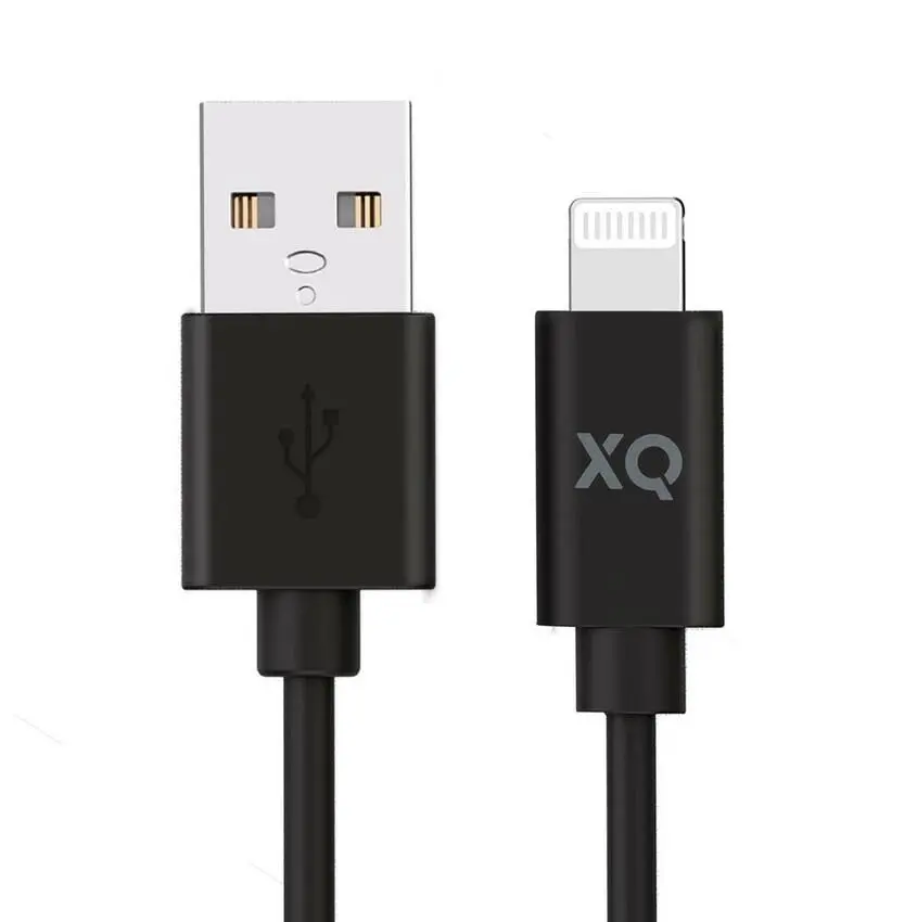 Kabel Xqisit Lightning do USB-A 2,0 1,5m Czarny