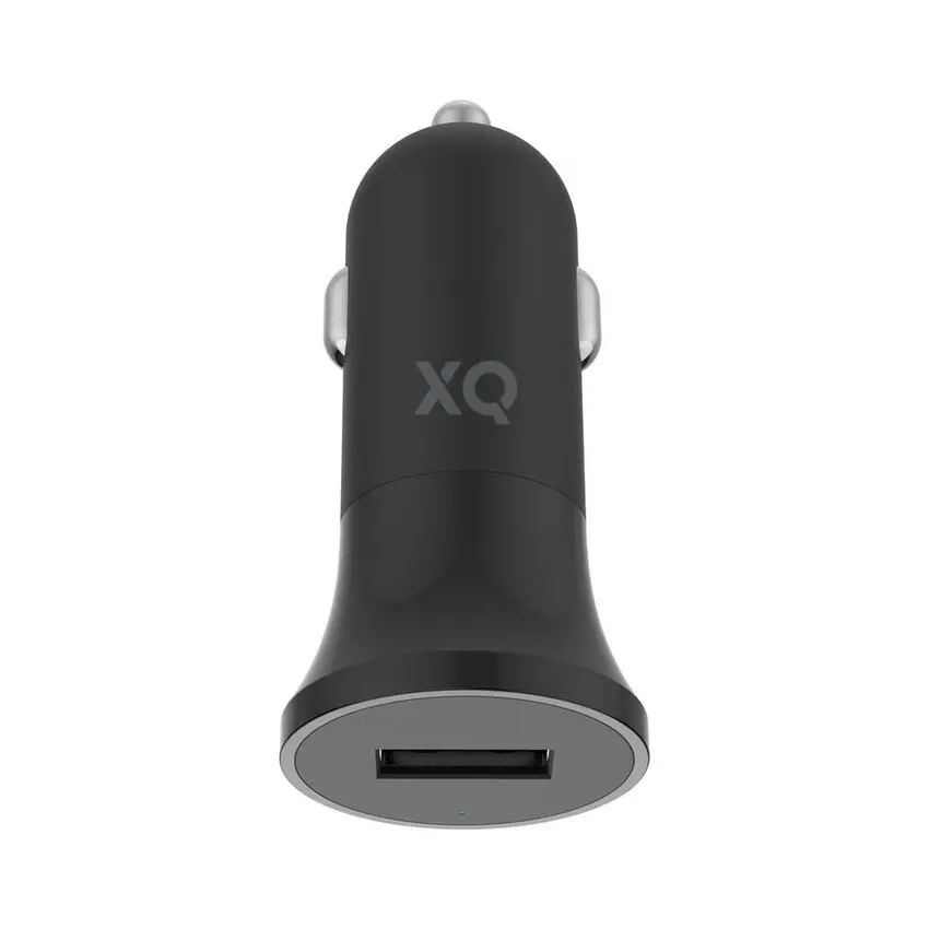 Ładowarka samochodowa Xqisit USB A 2,4A LED Czarny