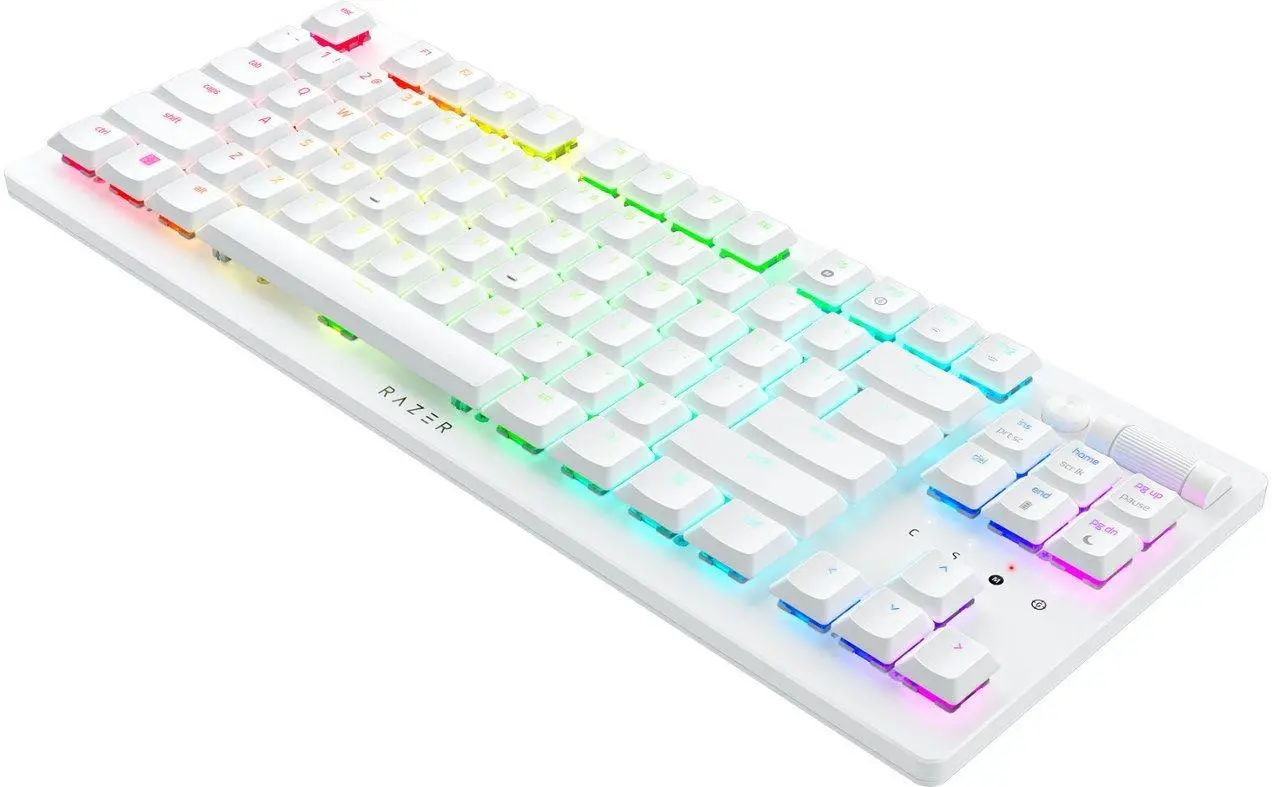 Klawiatura mechaniczna Razer DeathStalker V2 Pro Tenkeyless Linear Optical Switch Biały