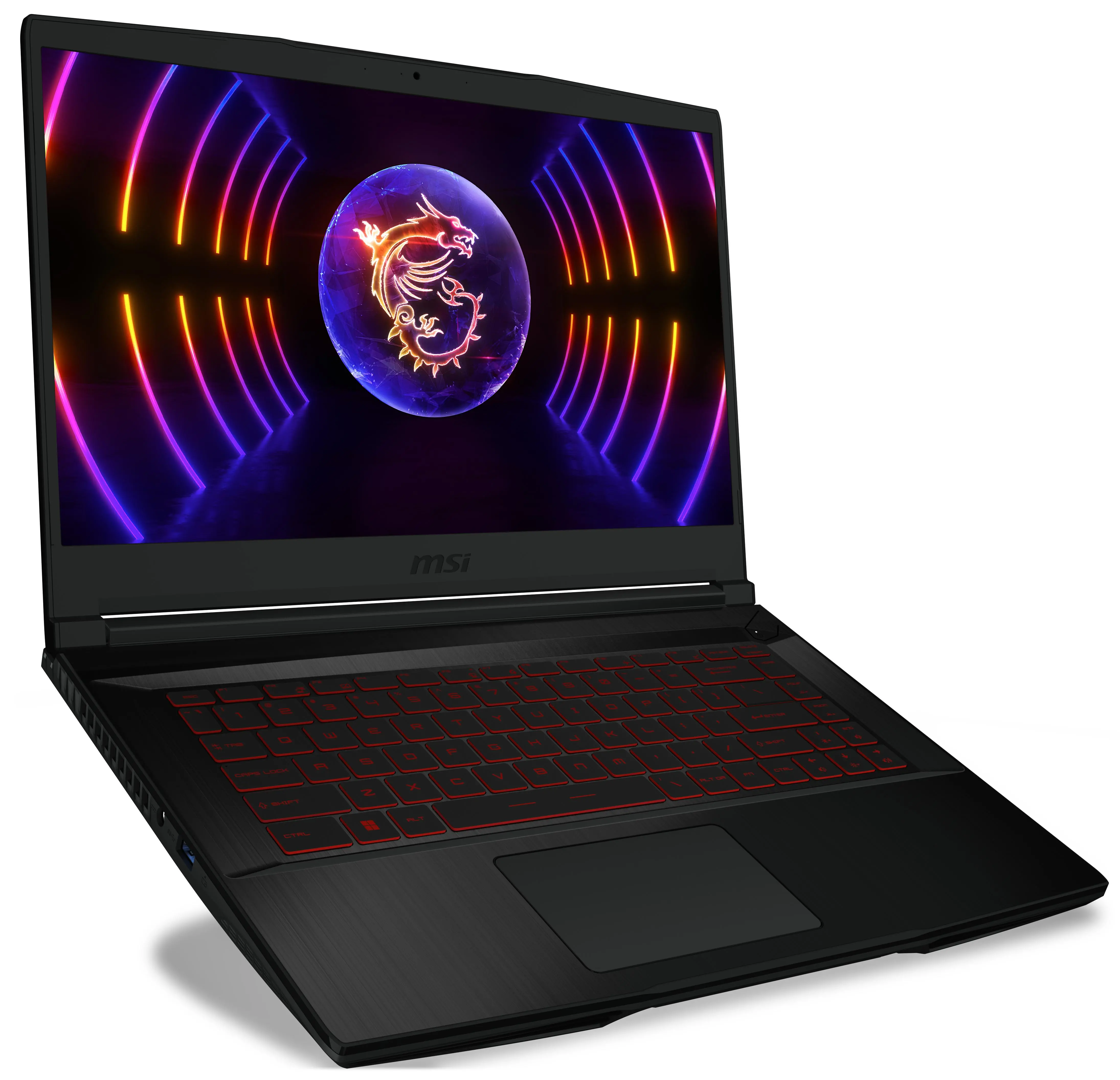 Laptop gamingowy MSI Thin GF63 12VE-264PL 15,6" 144Hz i5-12450H 16GB RAM 512GB Dysk SSD RTX4050 DLSS3 Win11 Czarny