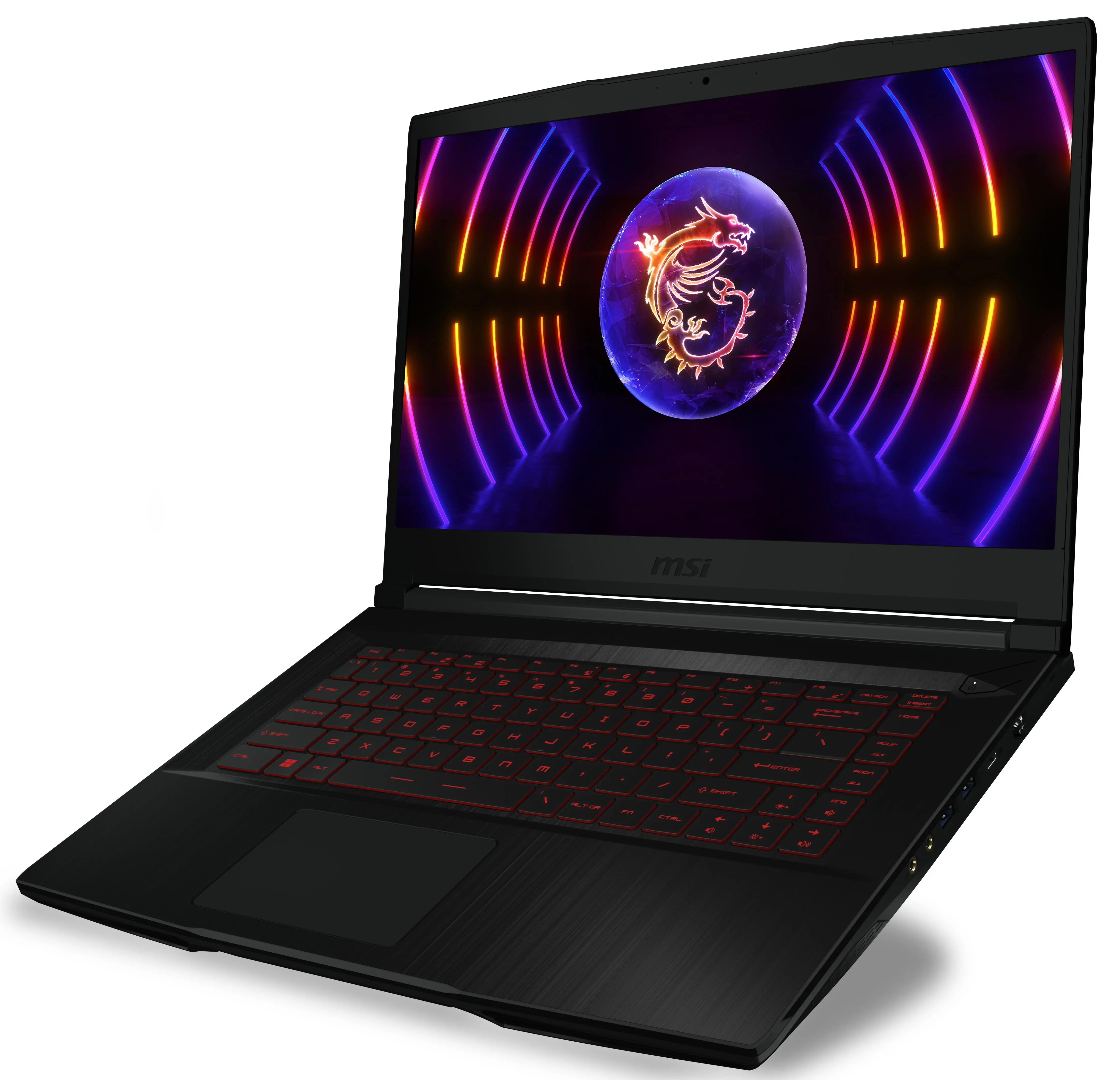 Laptop gamingowy MSI Thin GF63 12VE-264PL 15,6" 144Hz i5-12450H 16GB RAM 512GB Dysk SSD RTX4050 DLSS3 Win11 Czarny
