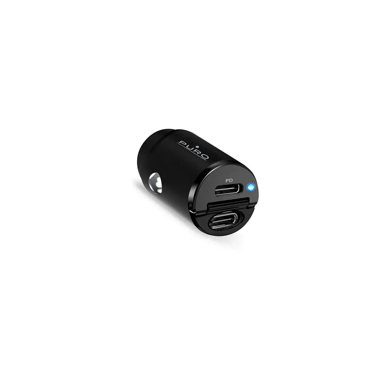 Ładowarka samochodowa Puro Mini Car 2x USB-C Power Delivery 30W Czarny
