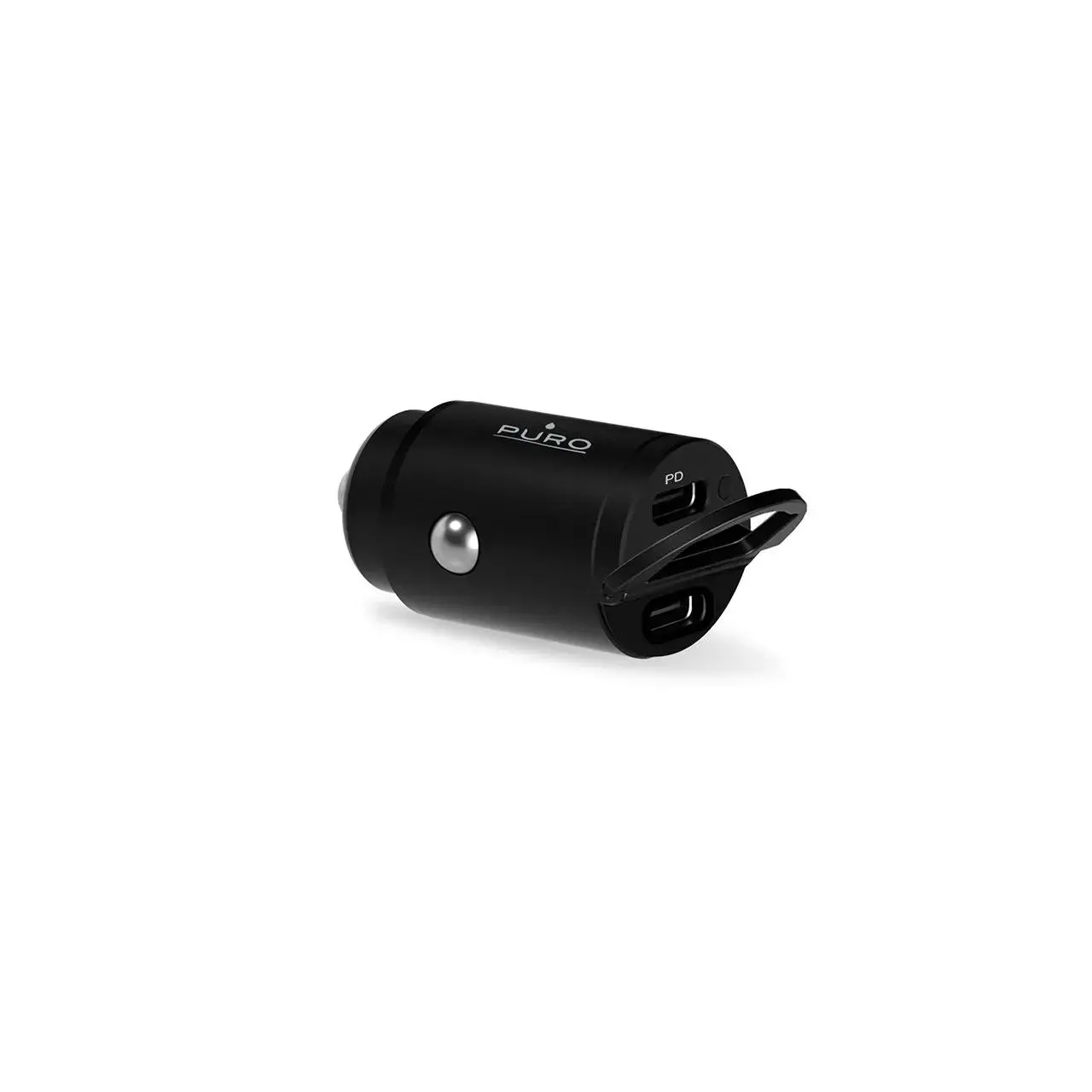 Ładowarka samochodowa Puro Mini Car 2x USB-C Power Delivery 30W Czarny