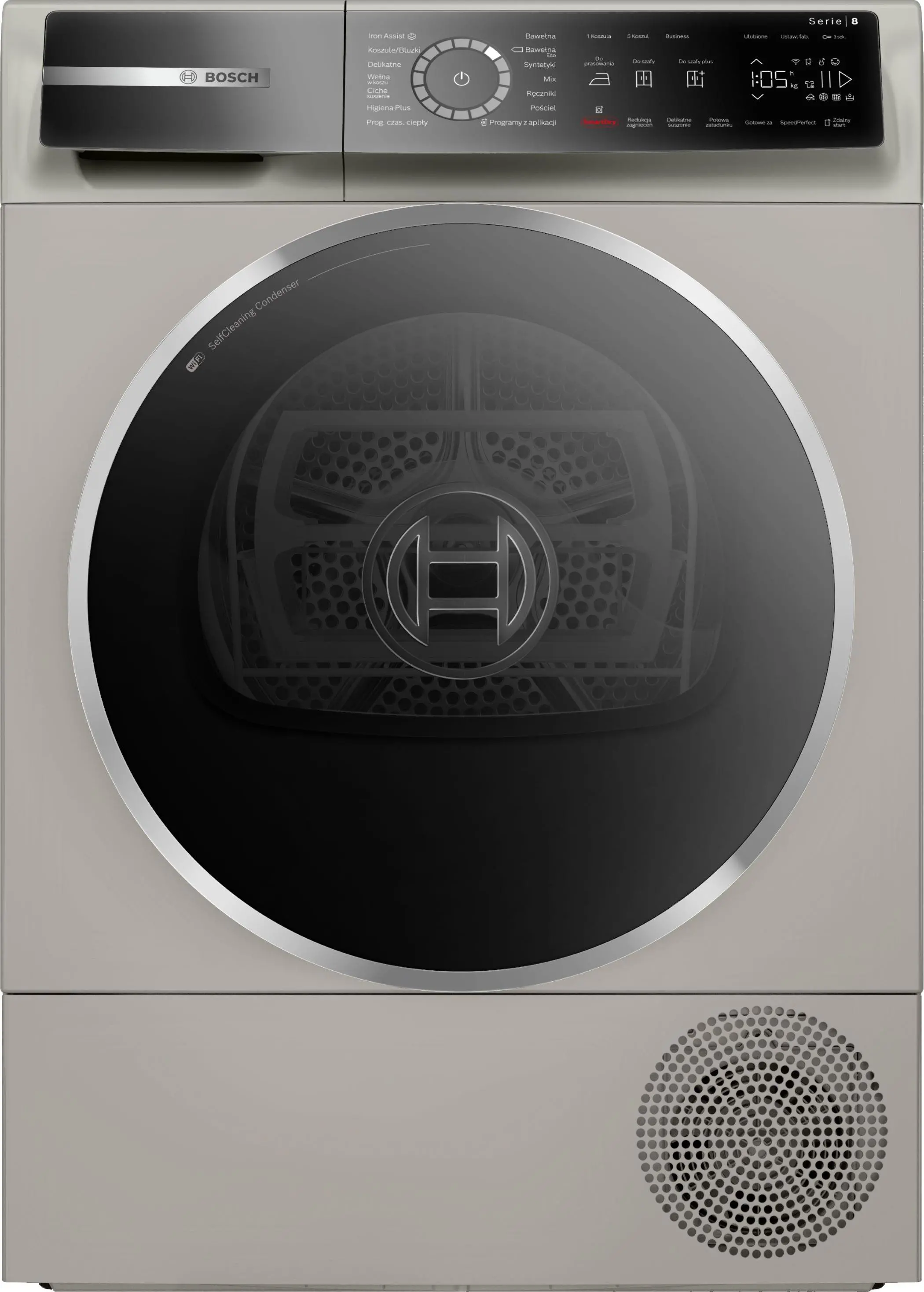 Suszarka Bosch Serie 8 WQB246AXPL 61,3cm 9kg Zdalne sterowanie