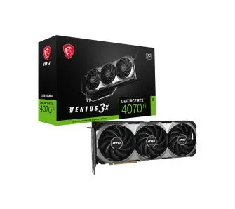 Karta graficzna MSI GeForce RTX 4070 Ti VENTUS 3X E1 OC 12GB GDDR6X 192bit DLSS 3