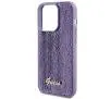 Etui Guess Sequin Script Metal GUHCP15XPSFDGSU do iPhone 15 Pro Max Fioletowy