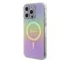 Etui Guess IML Iridescent MagSafe GUHMP15XHITSP do iPhone 15 Pro Max Różowy