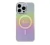 Etui Guess IML Iridescent MagSafe GUHMP15XHITSP do iPhone 15 Pro Max Różowy