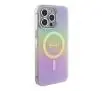 Etui Guess IML Iridescent MagSafe GUHMP15XHITSP do iPhone 15 Pro Max Różowy