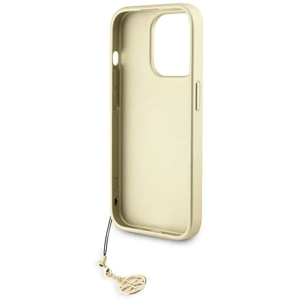 Etui Guess 4G Charms Collection GUHCP15LGF4GBR do iPhone 15 Pro Brązowy