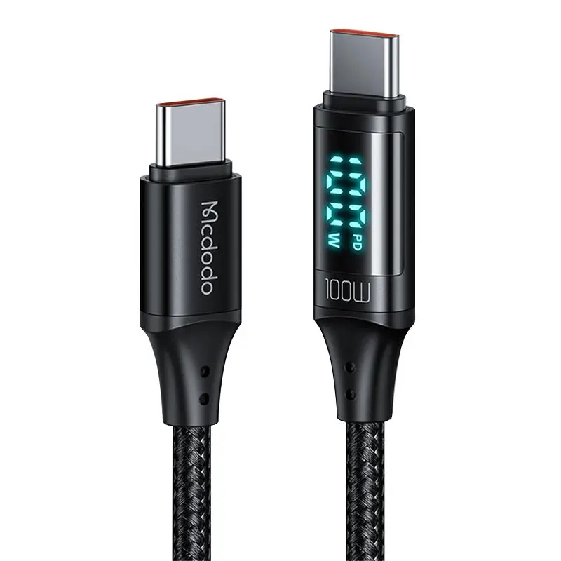 Kabel Mcdodo USB-C do USB-C CA-1100 100W 1,2m Czarny
