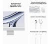 Komputer Apple iMac Retina 4.5K M3 MQRJ3ZE/A 23,5" 8GB RAM 256GB  Srebrny