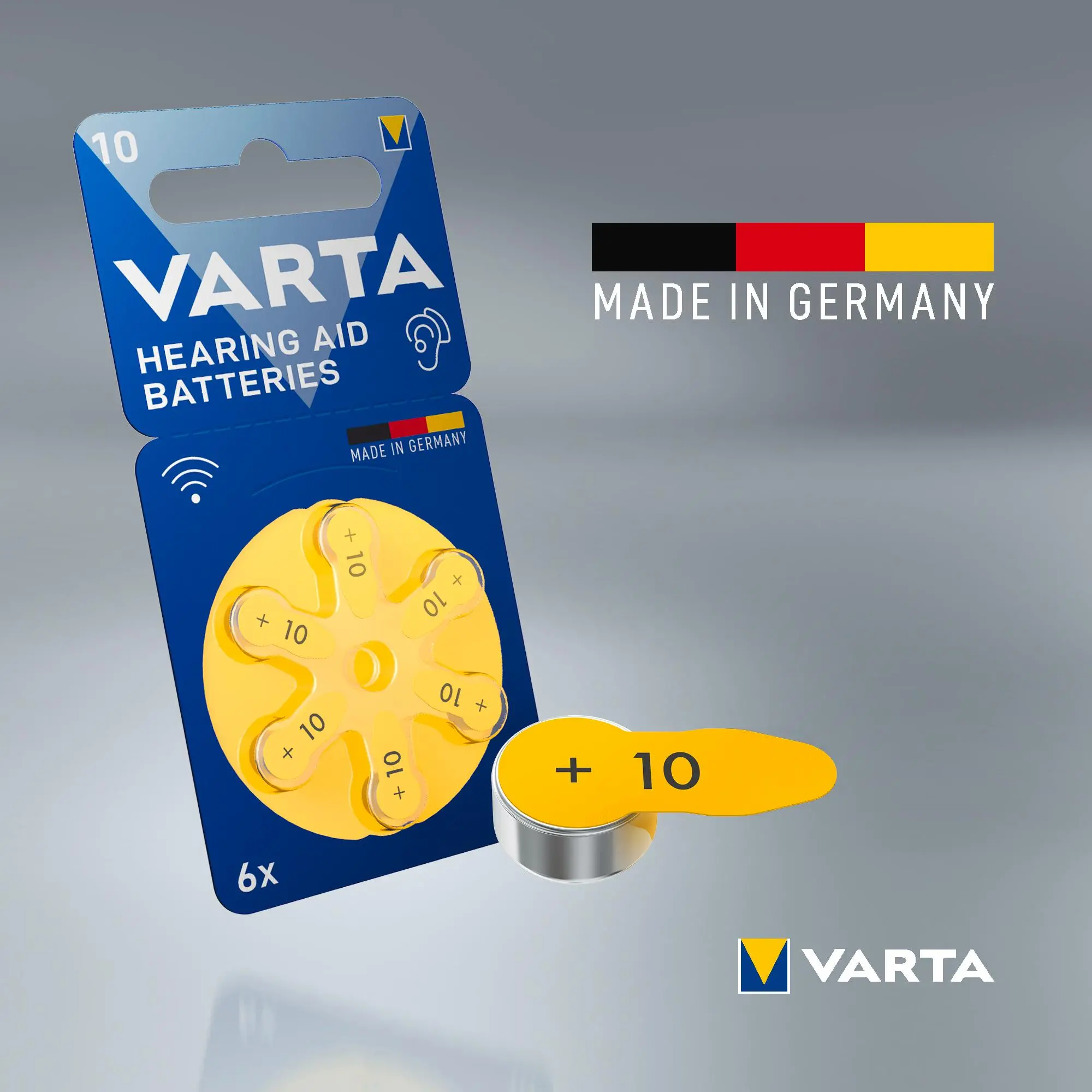 Baterie VARTA do aparatu słuchowego PR70 typ 10 6szt.