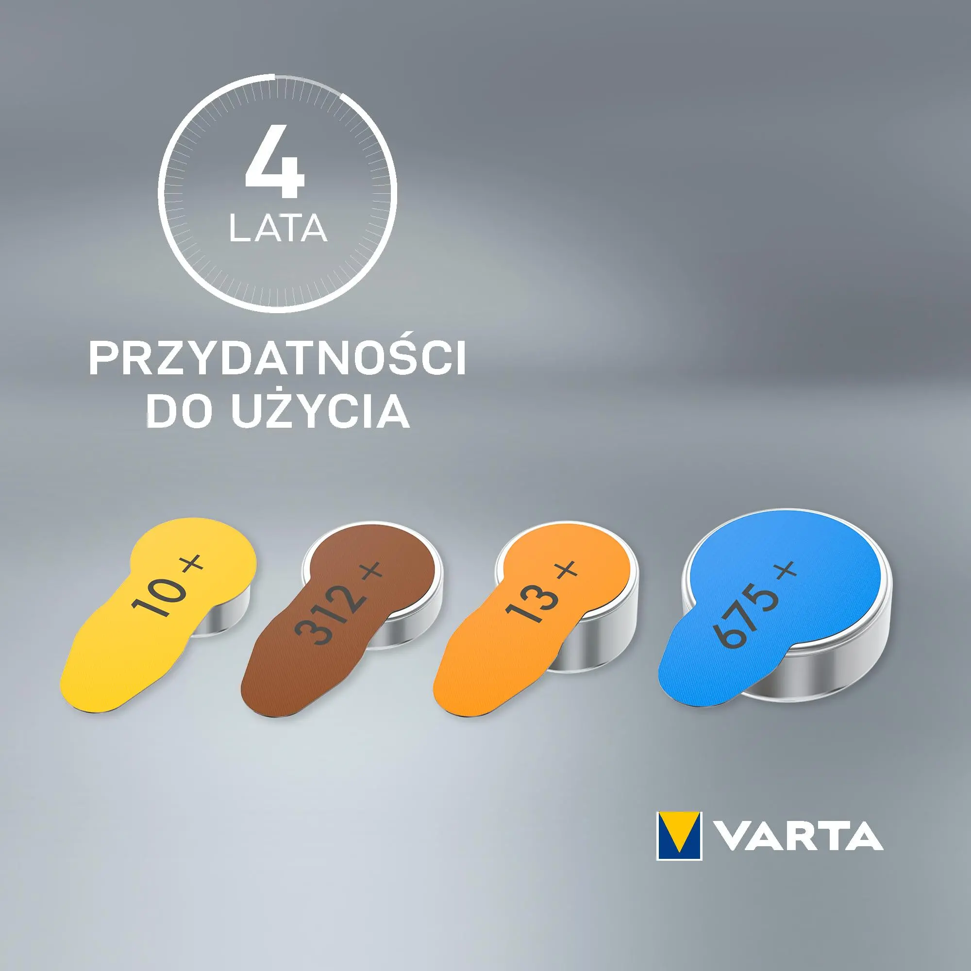 Baterie VARTA do aparatu słuchowego PR70 typ 10 6szt.