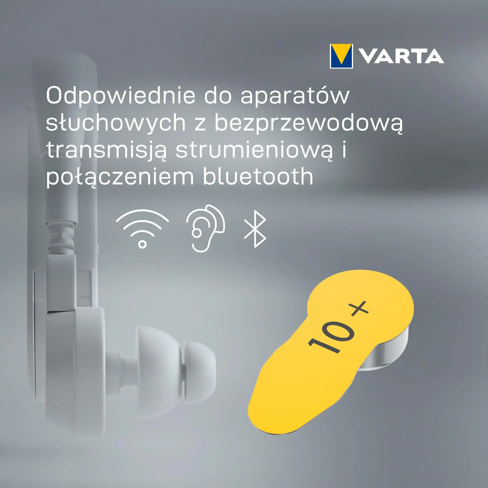 Baterie VARTA do aparatu słuchowego PR70 typ 10 6szt.