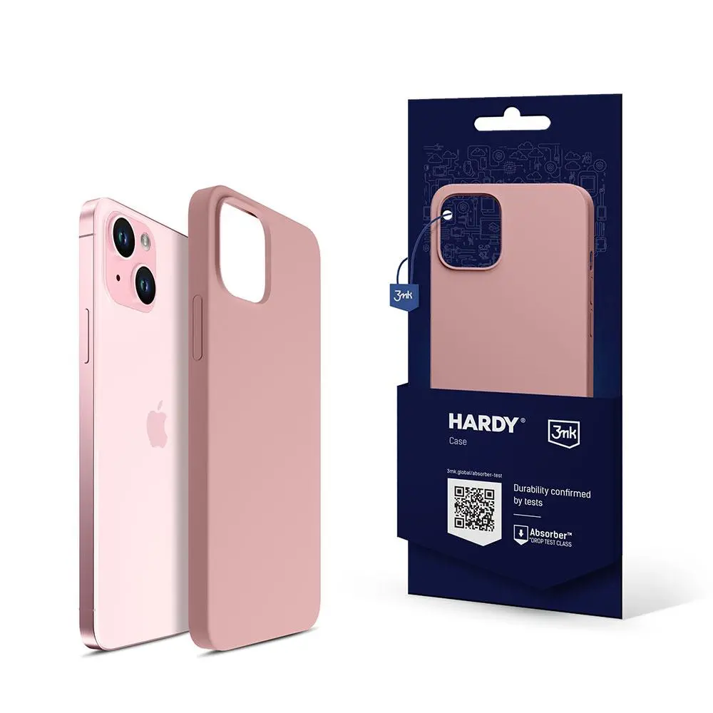Etui 3mk Hardy Silicone Mag Case do iPhone 15 Plus Różowy