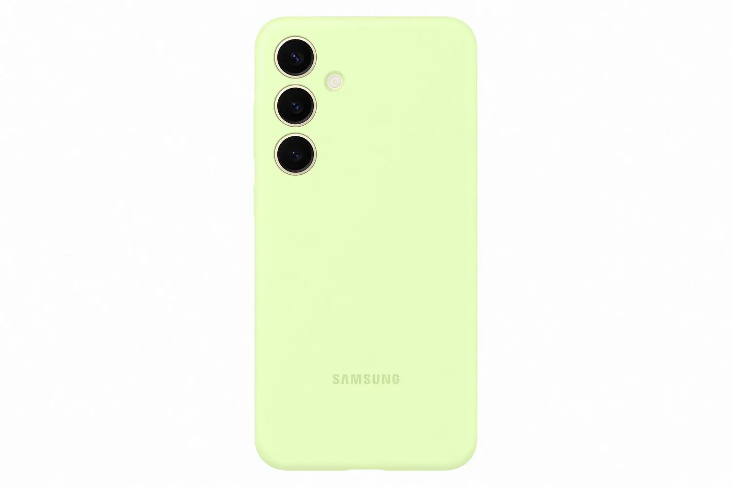 Etui Samsung Silicone Cover do Galaxy S24+ Jasno-zielony