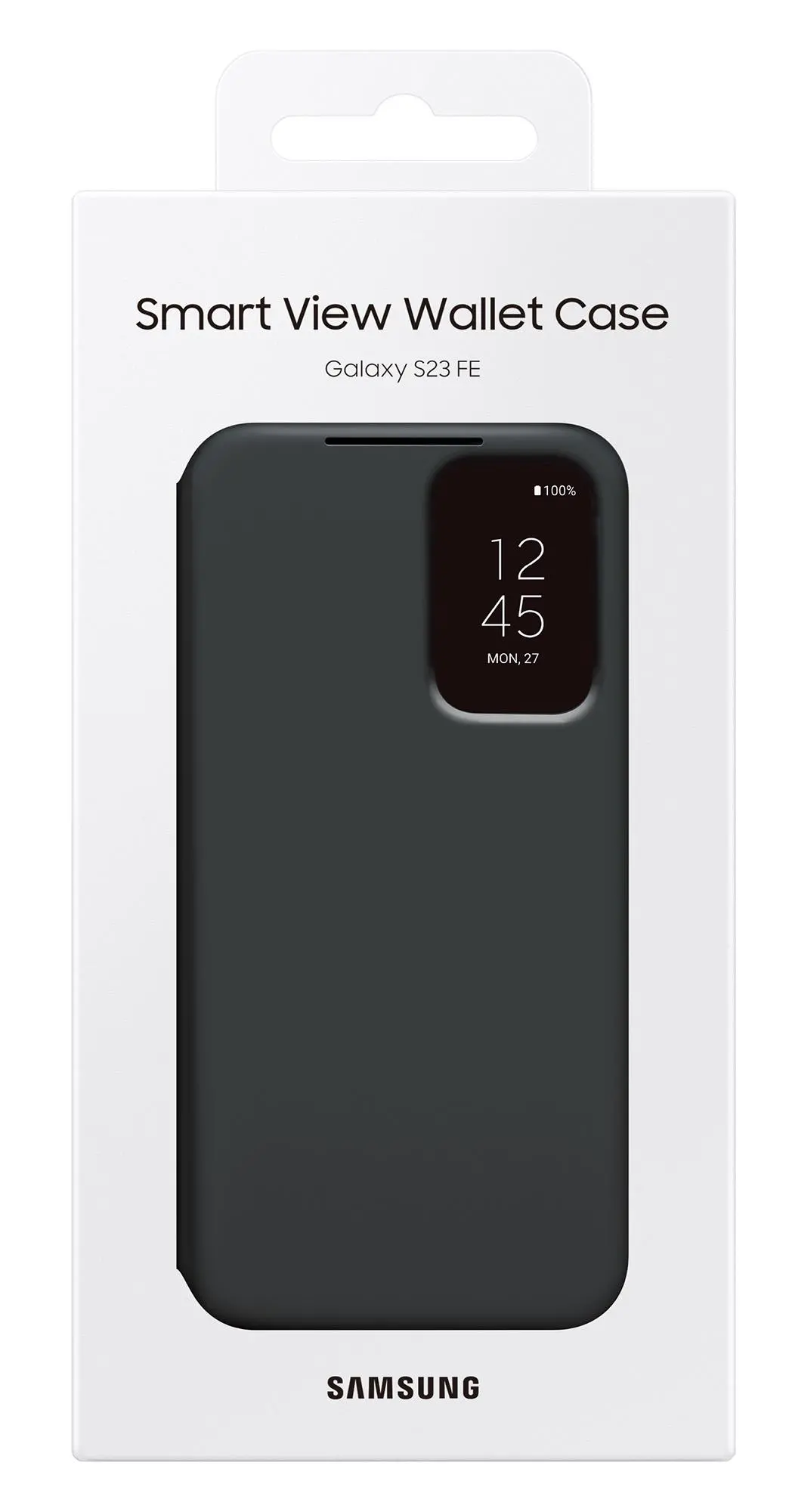 Etui Samsung Smart Clear View Cover do Galaxy S23 FE Czarny
