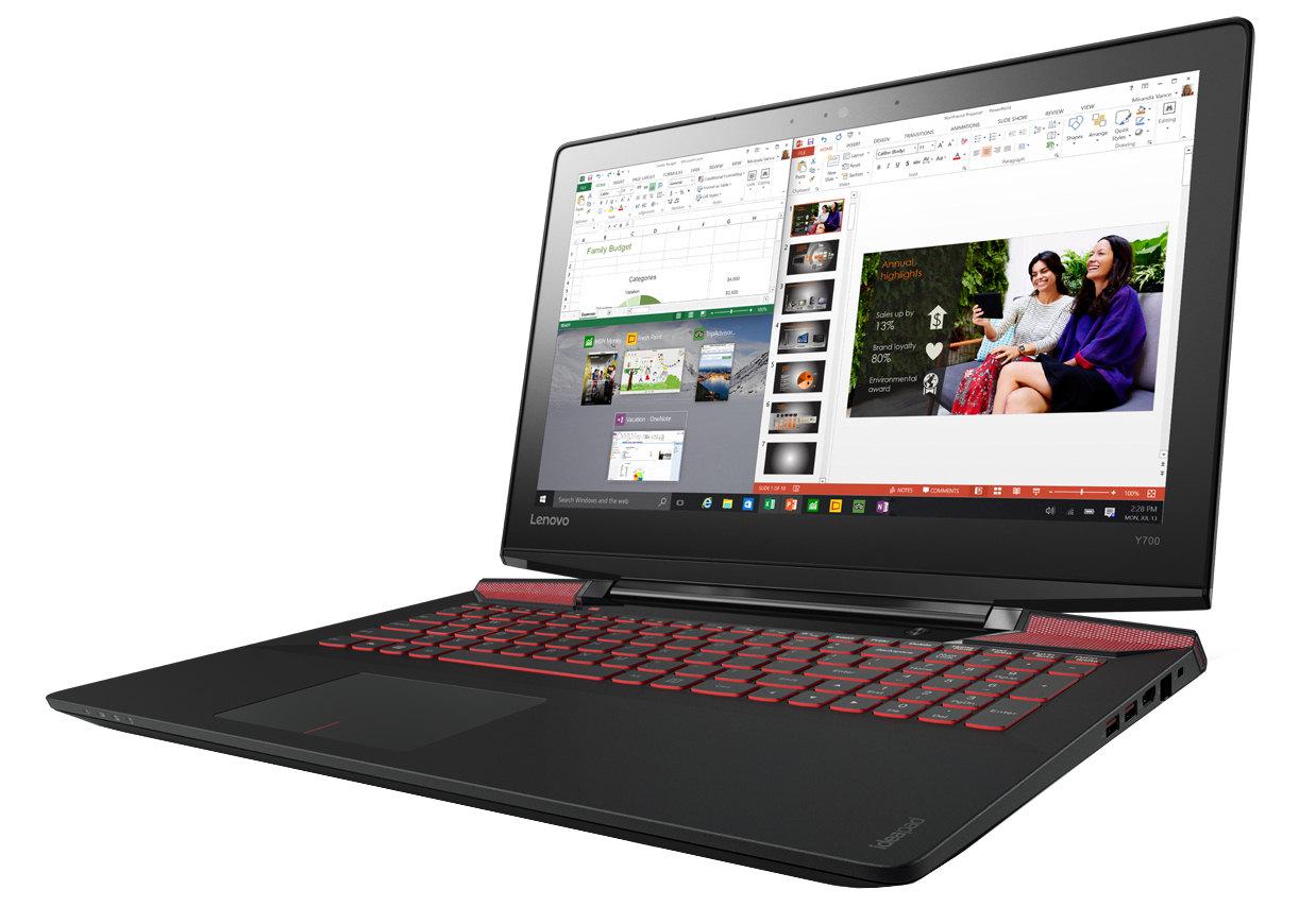 Lenovo Y700-15 15,6" Intel® Core™ i7-6700HQ 8GB RAM  1TB Dysk  GTX960 Grafika Win10