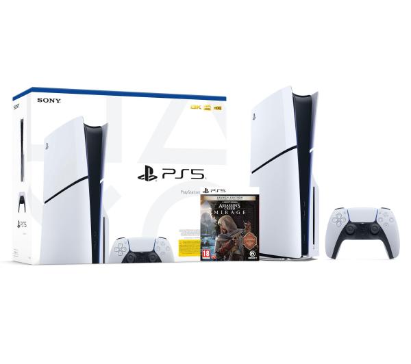 Konsola Sony PlayStation 5 D Chassis (PS5) 1TB z napędem + Assassin’s Creed Mirage Edycja Launch