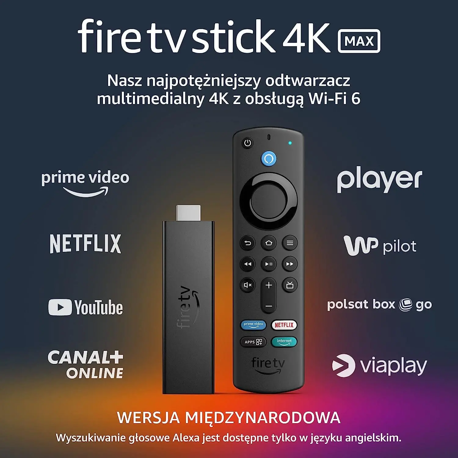 Odtwarzacz multimedialny Amazon Fire TV Stick 4K Max 2023