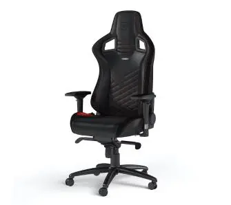 Fotel Noblechairs EPIC Black Red Gamingowy do 120kg Skóra ECO Czarno-czerwony