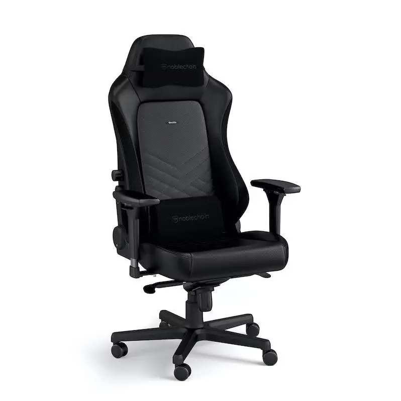Fotel Noblechairs HERO Black Gamingowy do 150kg Skóra ECO Czarny
