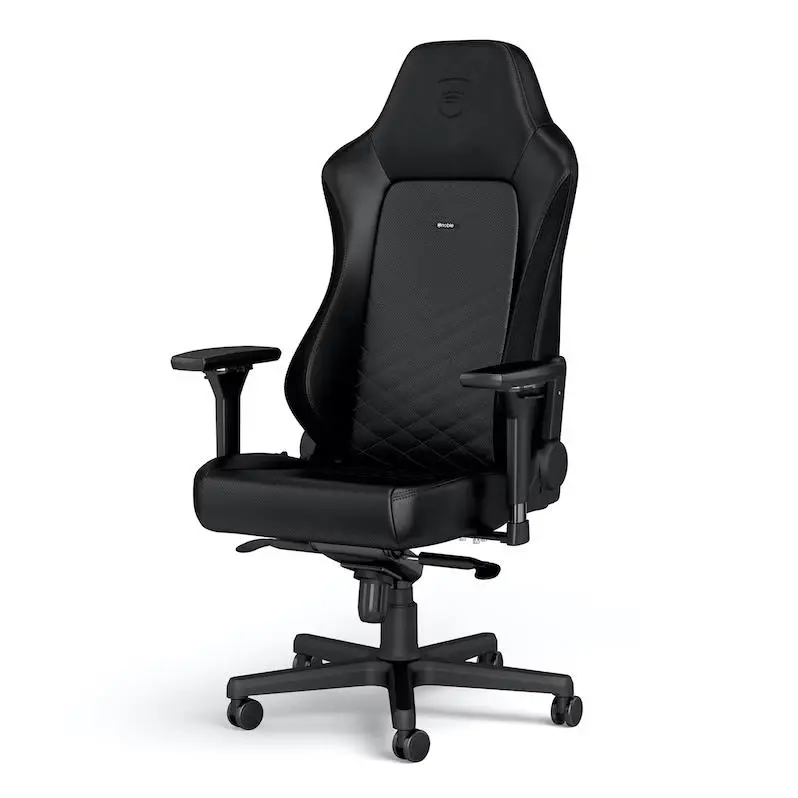 Fotel Noblechairs HERO Black Gamingowy do 150kg Skóra ECO Czarny