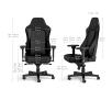 Fotel Noblechairs HERO Black Gamingowy do 150kg Skóra ECO Czarny