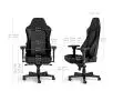 Fotel Noblechairs HERO Black Gamingowy do 150kg Skóra ECO Czarny