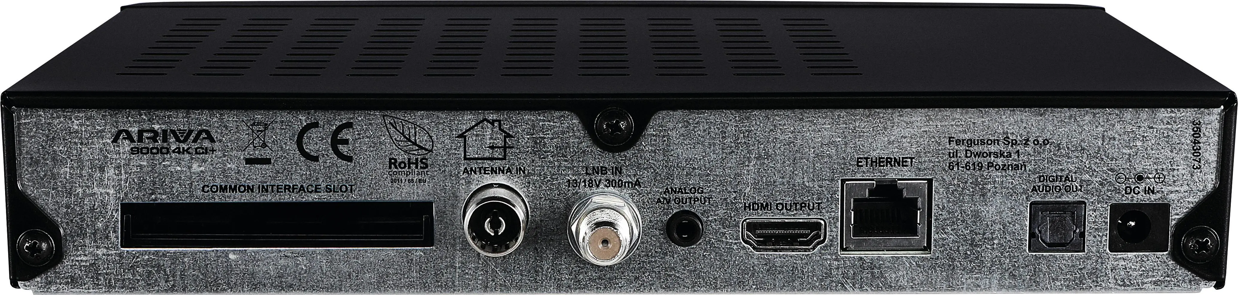 Dekoder Ferguson Ariva 9000 4K CI+ H.265